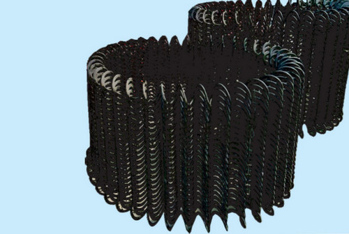 吸粮机叶片用扁钢丝